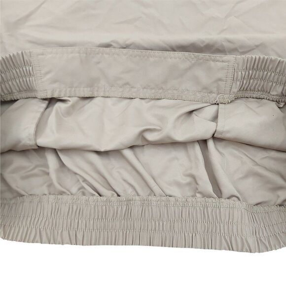 Nike Golf Pullover Jacket Mens XL Beige 1/4 Button Long Sleeve Performance - Picture 9 of 11